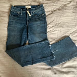 Madewell - Cali Demi-Boot Jeans with raw hem - Size 27